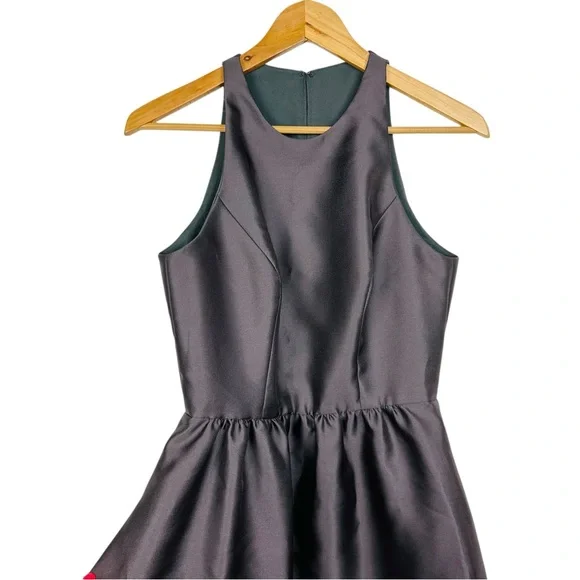 Alfred Sung Sateen Twill High Neck Fit & Flare A Line Bridesmaid Mini Dress  4 is available for purchase on au PAY Market - Imported Goods Online Store  Co.Ltd. | au PAY
